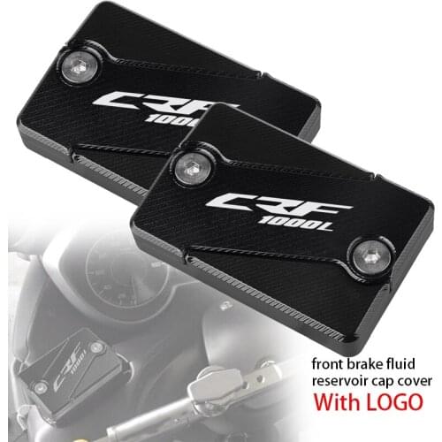 For HONDA CRF1000L Africa Twin 2016-2017 Motorcycle Accessories Front Brake Clutch Cylinder Fluid Reservoir Cover Cap With Logo