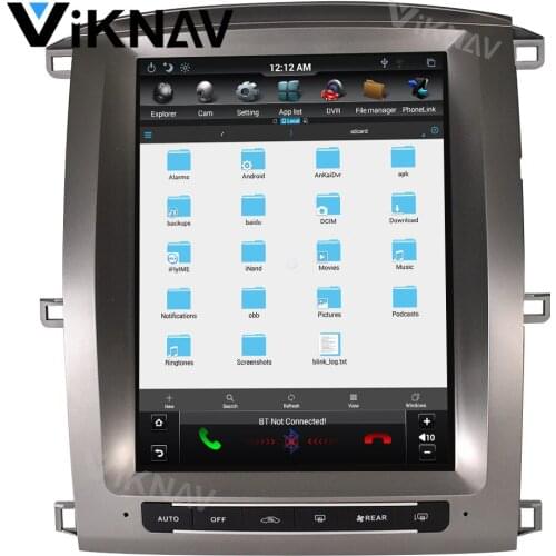 Android car GPS navigation multimedia player FOR Toyota land cruiser lc100 2003 2004 2005 2006 2007 autoradio MP3 player 2din