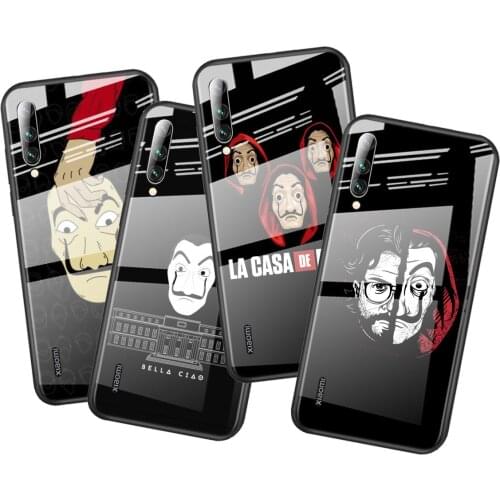 Tempered Glass Cover la casa de papel TV For Xiaomi Mi 11 11i 10T CC9E CC9 9T Note 10 Ultra Pro Lite 5G Phone Case