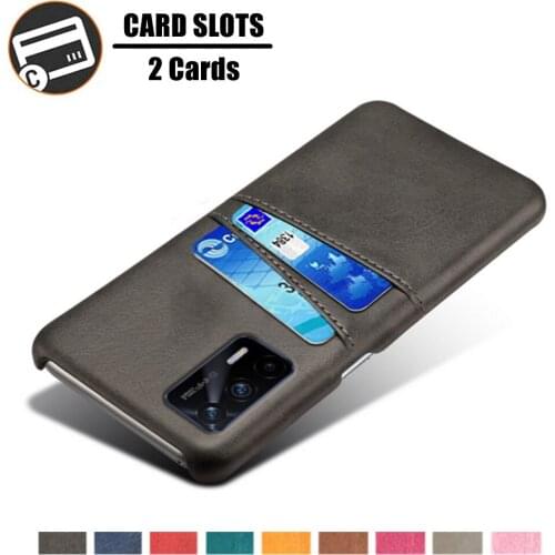 Luxury PU Leather Card Slots Wallet Cover For OPPO Realme GT Neo C21 Narzo 20A 10A 20 10 X2 X7 X50 Pro C20 C17 V11 V15 5G Case