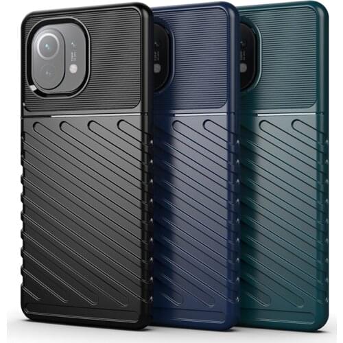 For Xiaomi Mi 11 Case Cover Soft Rubber Shockproof Bumper Armor Back Cover Mi 11 10 T 10T Pro Lite Phone Case For Xiaomi Mi 11