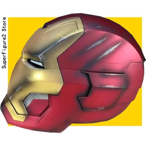 Remote Metal Version CAT TOYS MK 1/1 Colorized All Metal Made MK42 Helmet Prop Wearable Battle Damage Ver. Collection Edition