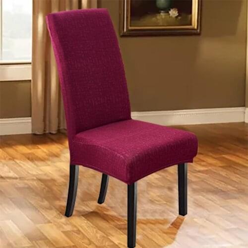 Chair Cover Elastic Dining Seat Cover Dust-proof Slipcover For Wedding Hotel Banquet Furniture Protector Home Decor 1/2/4/6pcs