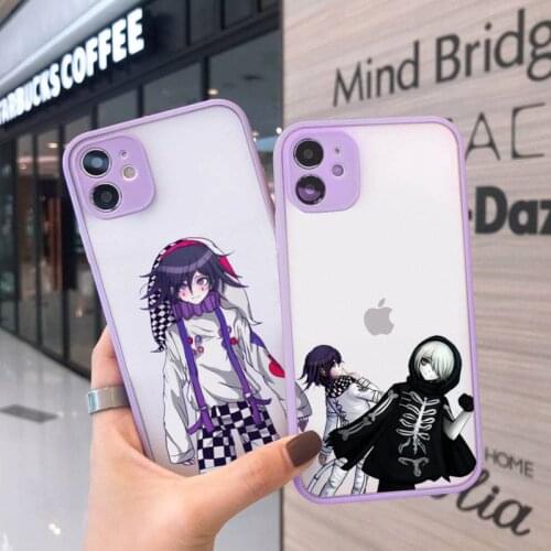 Hot game danganronpa Phone Case matte transparent For iphone 7 8 11 12 plus mini x xs xr pro max cover