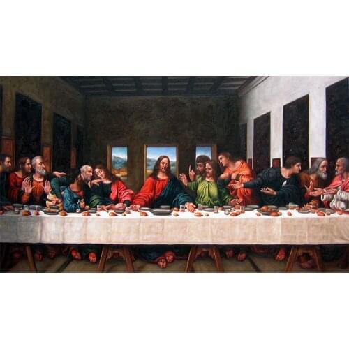 FIYO 5D DIY Diamond Painting Full Square/Round Last Supper Religious Diamond Embroidery Cross Stitch Mosaic Home Decoration Gift