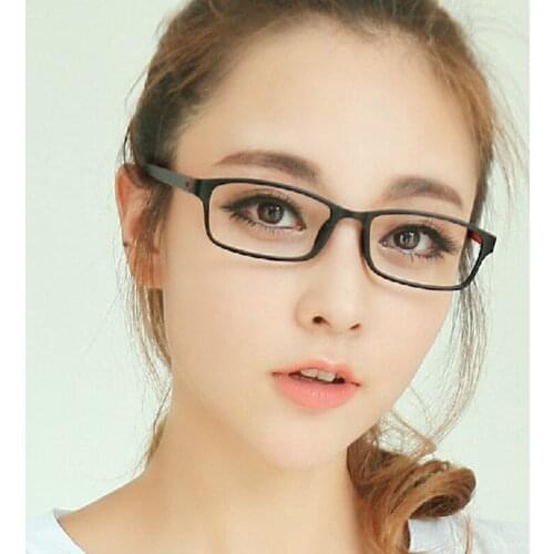 Classic Optical Eyeglass Frame Men Women Myopia Spectacle Eyeglass Frame Tungsten Carbon Steel Rectangular Frame Glasses