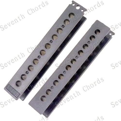 A Set 2 Pcs 5 String JB Style Electric Guitar Bass Pickup Slug Bobbins. - Bobbins length 98MM and 102MM for choose