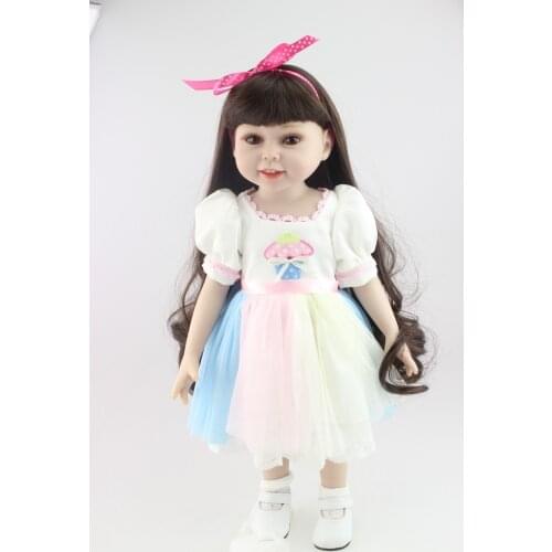 New design 18inches fashion play doll education toy for girls birthday Gift and toys