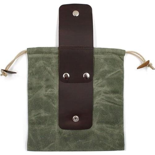 Picking Outdoor Foraging Hanging Waist Metal Snaps Waterproof Fruit Can Be Folded Tool Mounting System Camping Storage Bag