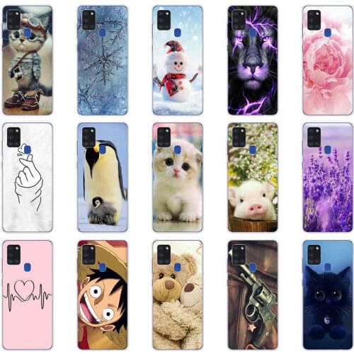 For Samsung A21S Case Phone Cover Silicone Soft TPU Back Cover for Samsung Galaxy A21S Case 6.5 inch A 21S A21 S Fundas Bumper