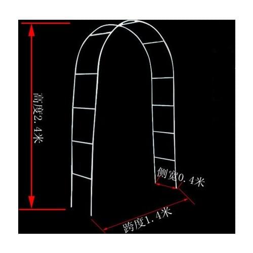 Steel pipe material Wedding Arch Pergola Garden Metal Backdrop Stand For Marriage birthday wedding Party Decoration DIY Arch