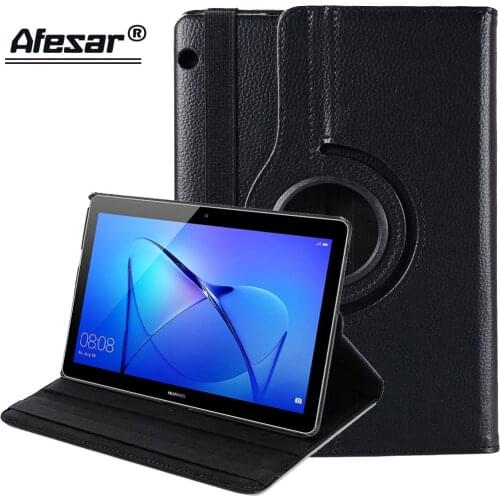 Rotating degree stand Case for huawei mediapad t3 10 AGS-W09 AGS-L09 leather Cover for honor T3 10 9.6 inch AGS-L03 flip
