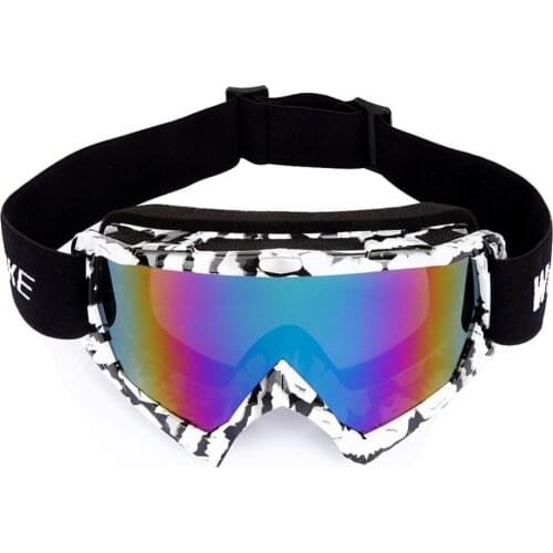 WOSAWE Men Women Cycling Ski Glasses Snowboard Motocycle Eyewear Windproof Goggles UV-Protect Warm Sponge Pad