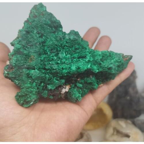 200-700g beautiful natural Yangchun malachite specimen rough gemstone reiki healing crystals for collection&home decoration