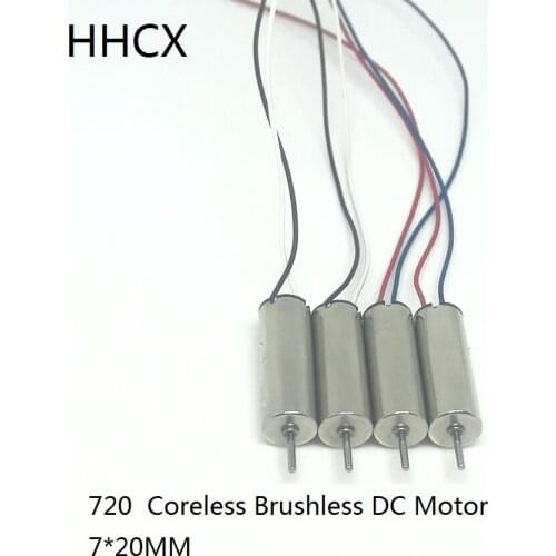 4PCS/LOT DC Motor 3.7V 46000RPM Nd-Fe-B super Magnetic 720 Coreless Brushless Motor
