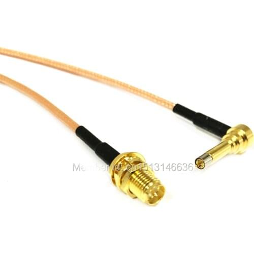 3G modem Antenna Cable RP SMA Female nut Bulkhead to MS156 RG316 Coaxial Cable Pigtail 15CM 6inch