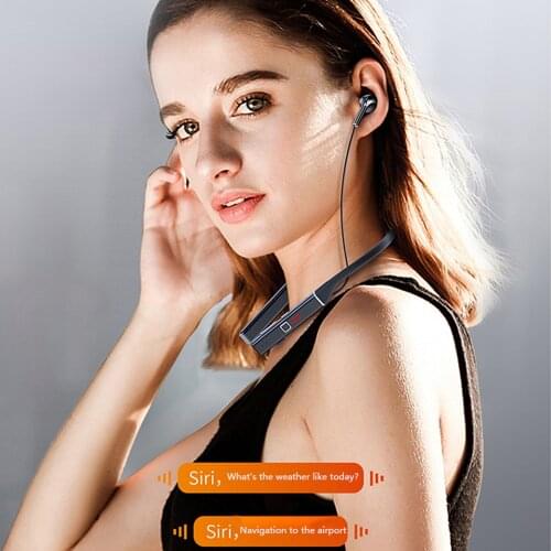 S650 S720 Neckband Headphone Bluetooth 5.0 Earphone Stereo Bass Support EQ Magnet Headset Wireless HiFi Sound Stereo Headset