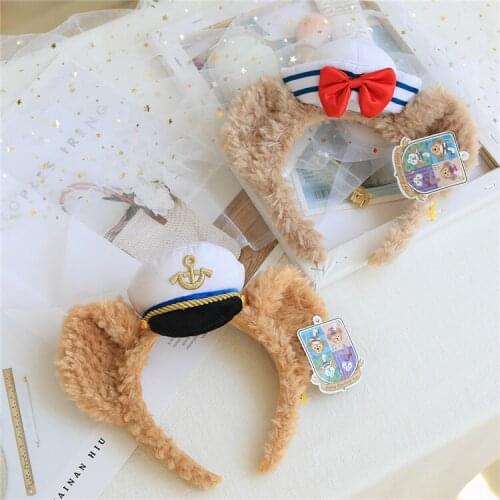 2pcs/lots High Quality Japanese Soft Girl Cartoon Hair Hoop Plush Cute Soft Girl Photo Headband Girls Hair Accessories Hair Bow