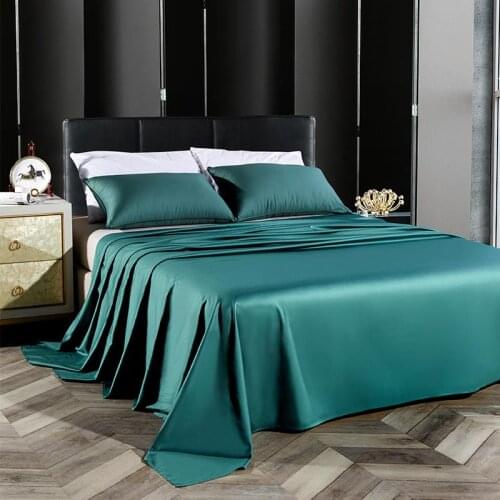 40 Flat Sheet 600TC Egyptian Cotton Twin Queen Size Solid color Top Sheet Best Premium Quality Bed Sheet Luxury Soft Breathable