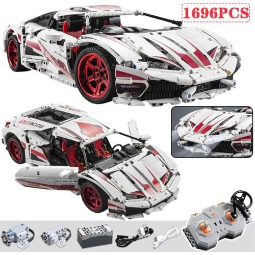 Remote Control Sport vehicle MOC Building Blocks Model Technic RC/non-RC Racing Car Bricks Toys for children