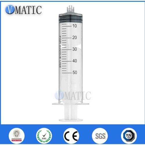 Free Shipping Non Sterilized 20Pcs 50Ml/Cc Dispensing Plastic Liquid Dispenser Manual Syringe