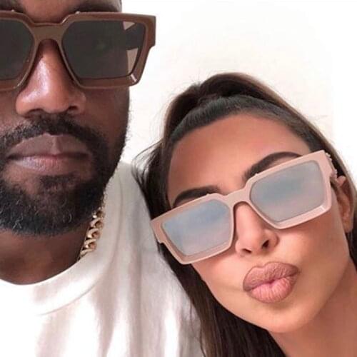 Fashion Luxury Brand Designer Oversized Square Sunglasses Women Men Shield Big Frame ins Travel Sun Glasses For Female Shades