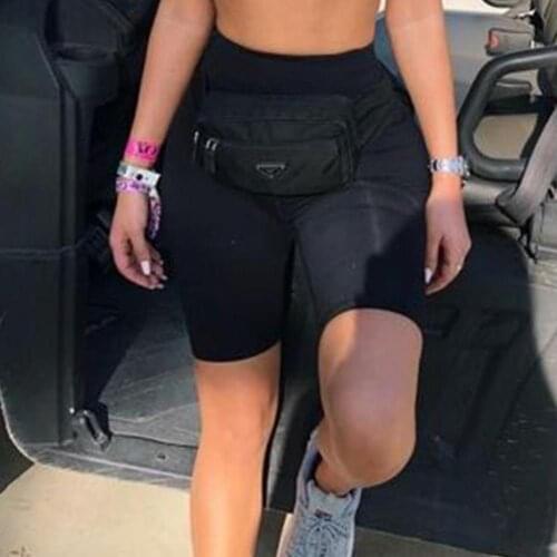 Women Summer Cycling bike Shorts Stretch Basic Short Solid Black Shorts for women female clothing pantalones sweatpants strike