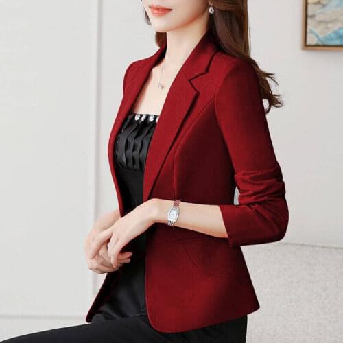 Suit female spring and autumn 2020 new style Korean fashion self-cultivation casual ladies Regular Single Breasted