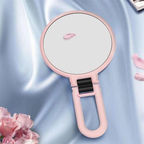 2/15X Portable Foldable Magnifying Makeup Mirror Hand Mirror Makeup Vanity Mirror Double Sided Handheld Mirrors Makeup Tools 30