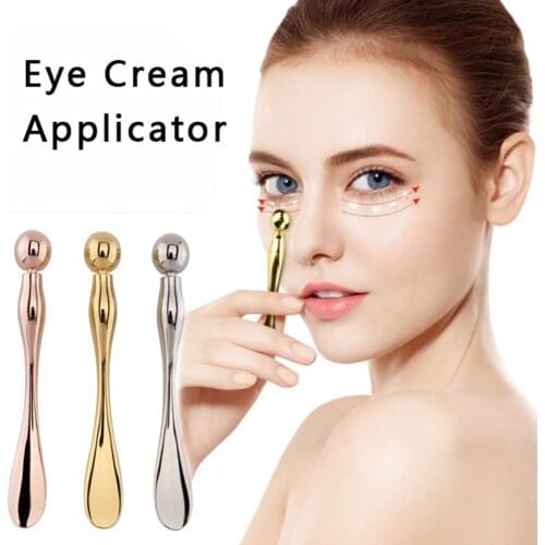 24K Skin Care Facial Massager Eye Cream Applicator Spoon Massage Sticks Anti Wrinkle Eye Beauty Care Cosmetic Face Roller 2PCS