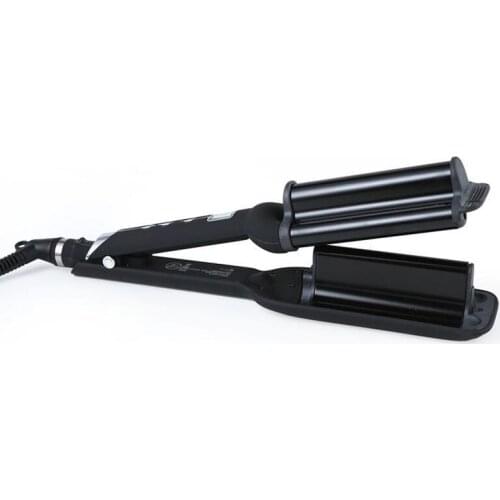 3 in 1 Hair Curling iron Hair curler curling curl iron Reversible Big small wave styles triple barrel Deep Waver Iron