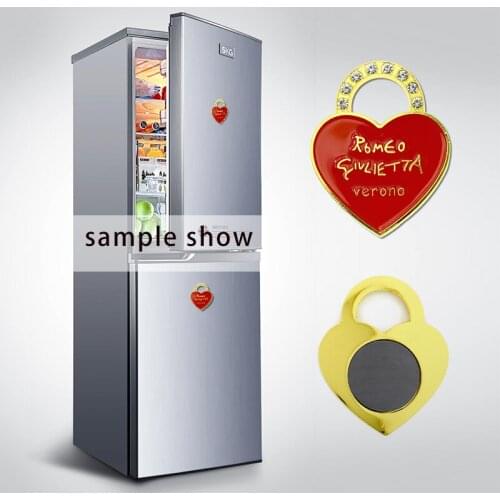 50*60*4mm Refrigerator Magnet Fridge Magnet Sticker ZincAlloy Rhinestone Red Hot Pink White Color Women Kids Gift 1p Wholesales