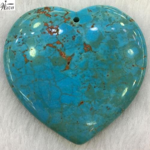 Free Shipping Women Fashion Jewelry 45x46x7mm Beautiful Howlite Trapezoid Pendant Bead C7123