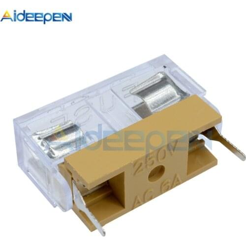 10PCS/LOT 5x20mm Fuse Holders 5X20 Insurance Tube Socket Fuse Holder For 5*20 Insurance