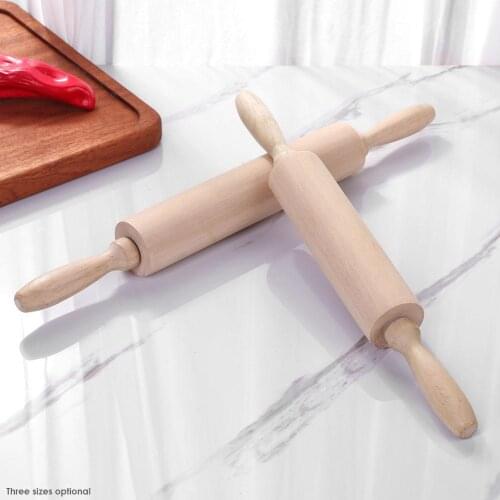 Household Wooden Rolling Pin Kitchen Small Gadget Cookies Cracker Fondant Cake Dough Roller Baking Roasting Rolling Pin