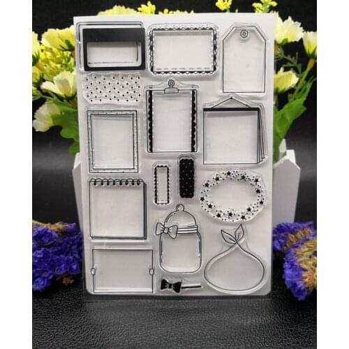 Label Transparent Clear Silicone Stamp/Seal for DIY scrapbooking/photo album Decorative clear stamp A122