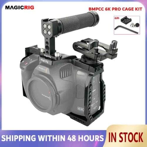 MAGICRIG BMPCC 6K Pro Cage Kit With Top Handle & T5 SSD Mount for Blackmagic Design Pocket Cinema Camera 6K Pro