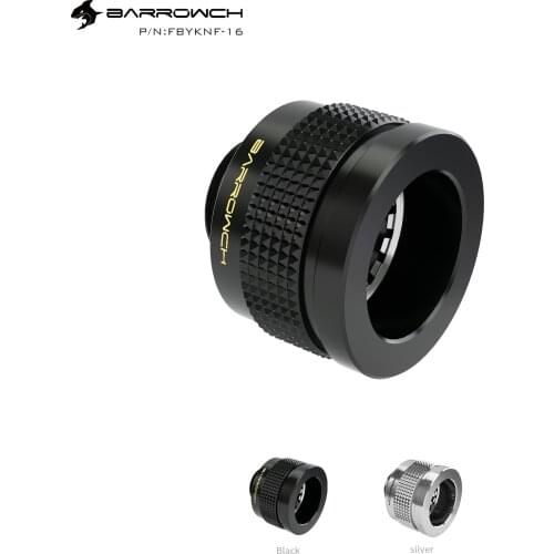 Barrowch Wolverine series 16MM super anti-off hard tube fitting Water Cooling Metal Connector Fitting G1/4'' Thread PETG Acrylic
