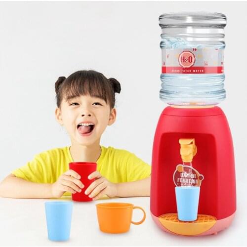 Childrens Simulation MINI Water Dispenser Kitchen Pretend Simulation Play House Toy Cosplay Kitchen Girl Gift Toy