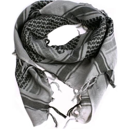 100% Cotton Multifunction Tactical Desert Skull Head Scarf Shemagh Arabic Keffiyeh Bandana Military Scarves