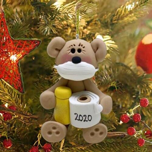 Christmas Tree Hanging Pendant Animal Personalized Survived Family Ornament New Year Christmas Holiday Decorations Kerstballen