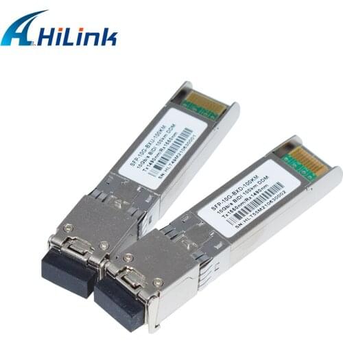 SFP Transceiver 10G SFP+ BIDI LC 10G ZR 100KM 1490/1550nm SFP Ethernet Module