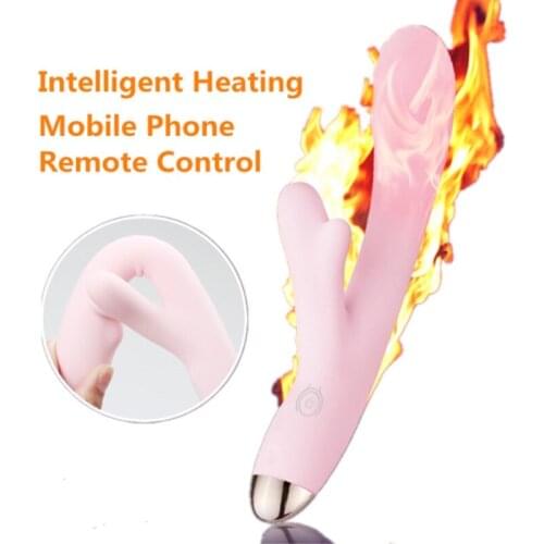 Eight frequency vibrator massager dual motor heating vibrator powerful masturbation device G-point stimulator sex toy