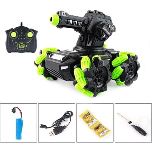 High Quality Mini Remote Control Shooting Tank Battle Tank Water Beads Boy Toy Gift