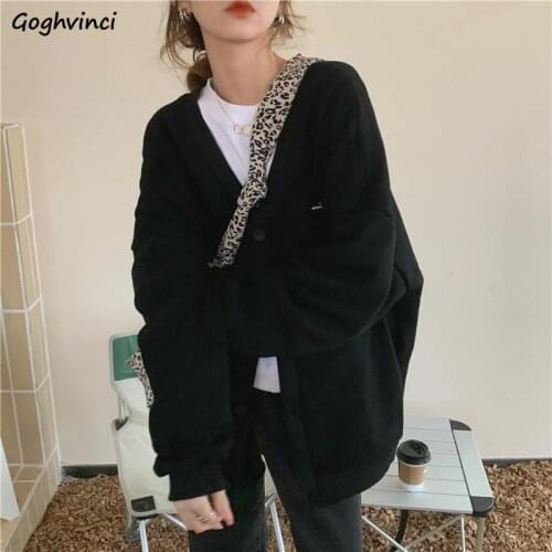 Plus Size L-4XL Single Breasted Women Jackets V-neck Student Elegant Oversize Outwear Couple Baggy Soft Coats All-match Simple