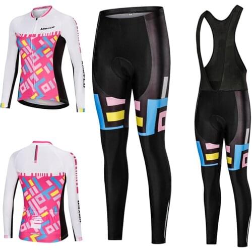 2021 Women Cycling Jersey Set Bodysuit Summer Breathable Anti-UV Suit MTB Road Bike Roupa Ciclismo Feminina Bicycle Equipment