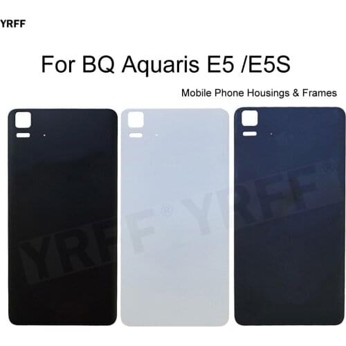 Hard Plastic Phone Housings Frames Case For BQ Aquaris E5 E5S Battery Back Cover Door Housing Cases Accessories