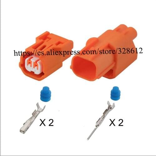 100SET car female male cable connectors jacket auto socket 2 pin Connector automotive plug include terminal seal DJ70210-1-11/21