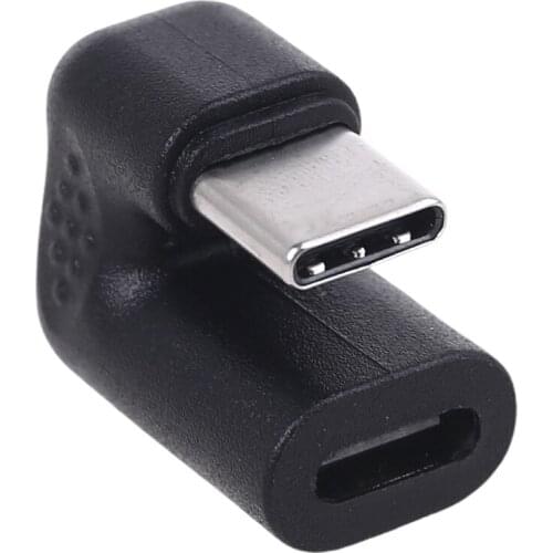 180 Degree USB 3.1 Type C Male to Female Up & Down Angled USB C Converter Adapter for Cellphone Mobile Phone Tablet PC