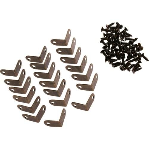 20pcs 15*9mm Corners For Books Scrapbooking Photo Albums Menus Corner Protectors Crafts DIY Ornament